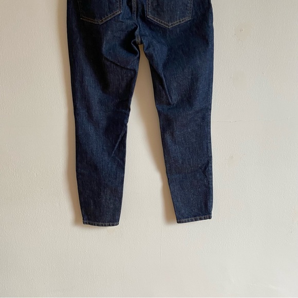 Everlane High Rise Ankle Skinny Dark Wash Denim Jeans - Picture 7 of 11